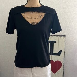 Black Boston Proper t-shirt with cut-out